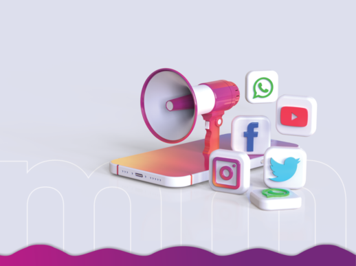 Social media marketing banner